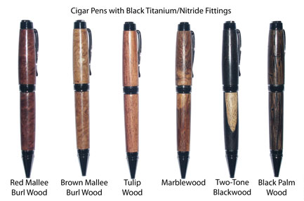 CSD hand made wooded pen and pencil sets